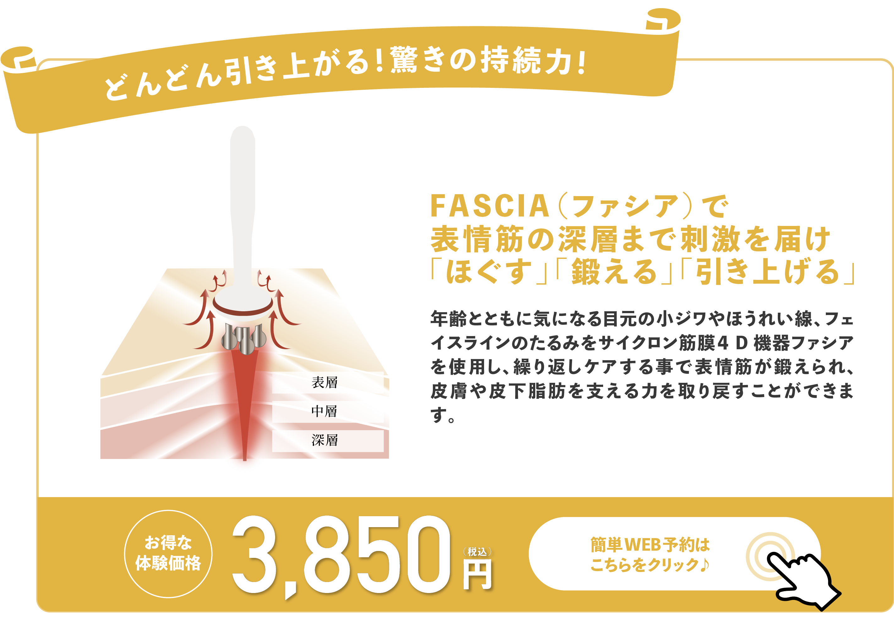 どんどん引き上がる！驚きの持続力！